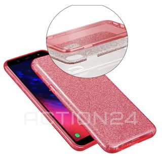 Чехол на Xiaomi Redmi 9A силиконовый Diamond (красный) #1