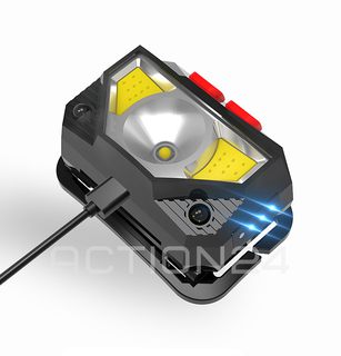 Фонарь налобный Sensor Headlamp YD-30 (инфракрасная активация) #6