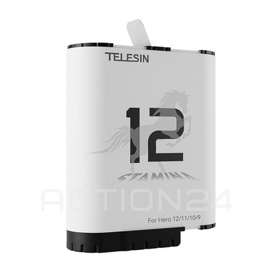 Аккумулятор для GoPro Hero 12, 11, 10, 9 Telesin 1720mAh Stamina литий-полимерный
