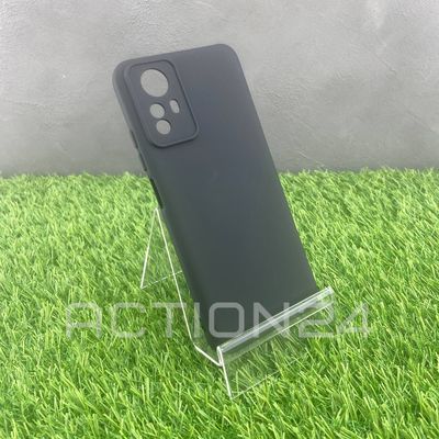 Чехол на Xiaomi Redmi Note 12S Silicone Case (черный)