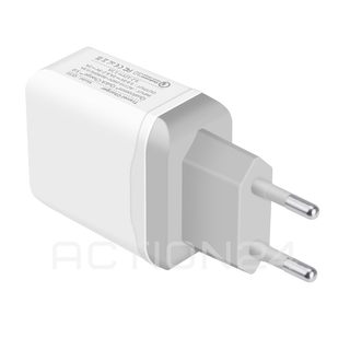 Сетевое зарядное устройство Qualcomm 3.0 Quick Charge 18W (QC01) белый #4
