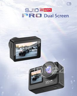 Экшн видеокамера SJCAM SJ10 Pro Dual Screen (черный) #5