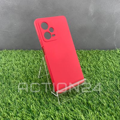 Чехол на Xiaomi Redmi Note 12 Pro 5G Silicone Case (красный)
