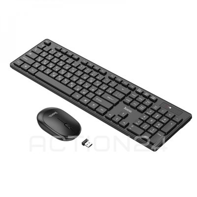 Клавиатура и мышь Hoco GM17 Wireless Business (цвет: черный)