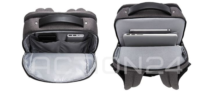 Рюкзак Fashion Commuter Backpack 2 в 1 (цвет: серый) #2