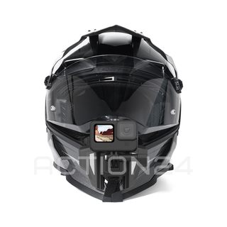 Крепление на шлем Telesin для экшн камеры Motorcycle Helmet Bracket (серый) #4