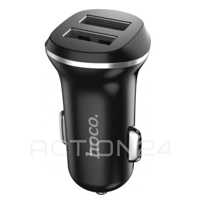 Автомобильное зарядное устройство Hoco Z1 (2 USB) 2,1A (черный)