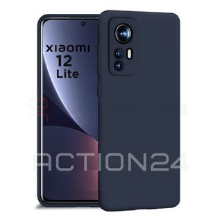 Чехол на Xiaomi 12 Lite Silicone Case (синий) #1