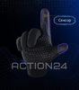 Перчатки спортивные сенсорные демисезонные Kyncilor на молнии (черный) размер L #7