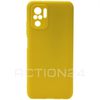 Чехол на Xiaomi Redmi Note 10S / Poco M5s силиконовый с защитой камеры (желтый) #3