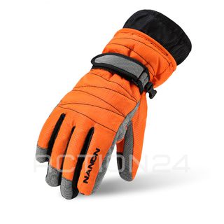 Перчатки горнолыжные NandN (оранжевый) размер XL #1