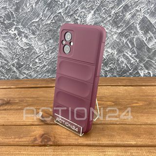 Чехол на Xiaomi Poco M4 5G / M5 Flexible Case (бордовый) #4
