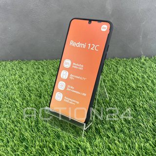 Чехол на Xiaomi Redmi 12C (черный) Silicone Case  #3