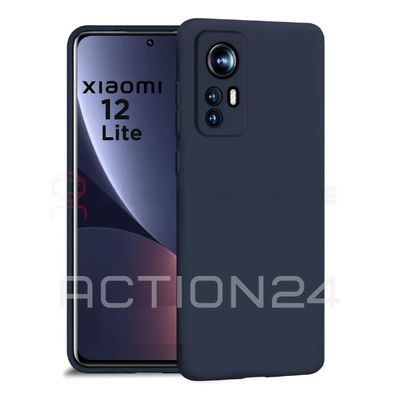 Чехол на Xiaomi 12 Lite Silicone Case (синий)