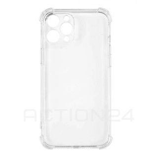 Чехол на iPhone 13 Pro силиконовый (прозрачный) с усиленными бортами #1