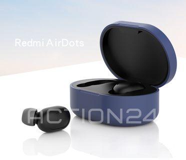Силиконовый чехол для Xiaomi Redmi AirDots 2 (синий) #2