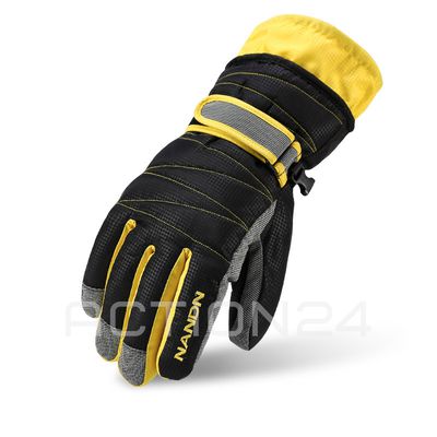 Перчатки горнолыжные NandN (черный / желтый) размер L