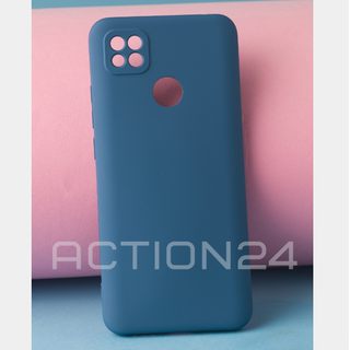 Чехол на Xiaomi Redmi 9C / Redmi 10A Silicone Case с защитой камеры (синий) #1