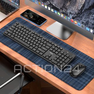 Клавиатура и мышь Hoco GM17 Wireless Business (цвет: черный) #3