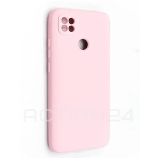Чехол на Xiaomi Redmi 9C / Redmi 10A Silicone Case c защитой камеры (розовый) #1