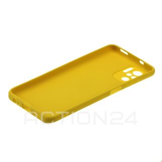 Чехол на Xiaomi Redmi Note 10S / Poco M5s силиконовый с защитой камеры (желтый) #2