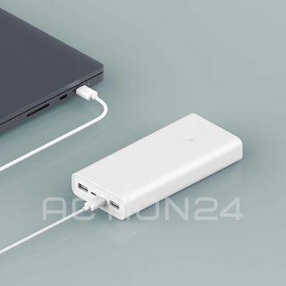 Внешний аккумулятор Xiaomi Power Bank 3 20000mAh USB-C (цвет: белый) #5