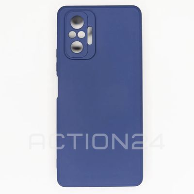 Чехол на Xiaomi Redmi Note 10 Pro Silicone Case (темно-синий)