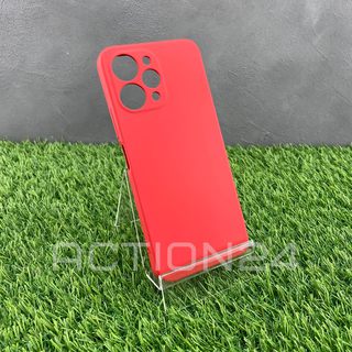 Чехол на Xiaomi Redmi 12 4G Silicone Case (красный) #1