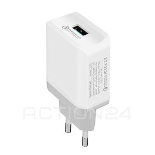Сетевое зарядное устройство Qualcomm 3.0 Quick Charge 18W (QC01) белый #3