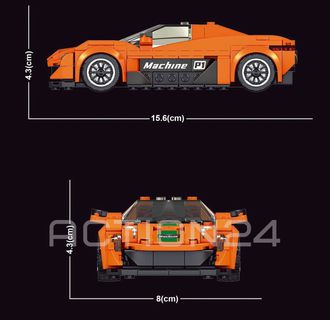 Конструктор Mould King 27004 McLaren P1 (оранжевый) #3