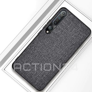 Чехол текстильный Xiaomi Mi 10 (серый)  #1