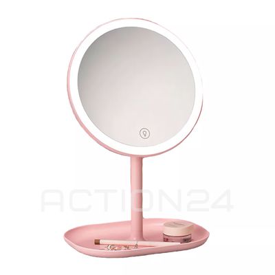 Зеркало для макияжа Jordan Judy LED Makeup Mirror (цвет: розовый)