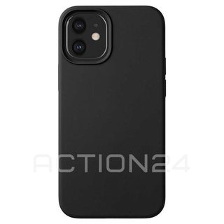 Чехол на iPhone 12 mini Silicone Case (черный) #1