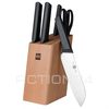 Набор кухонных ножей Huo Hou Fire Kitchen Steel Knife Set с подставкой (6 предметов) #2