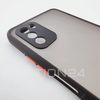 Чехол на Xiaomi Poco M3 силиконовый полупрозрачный (черный) #2