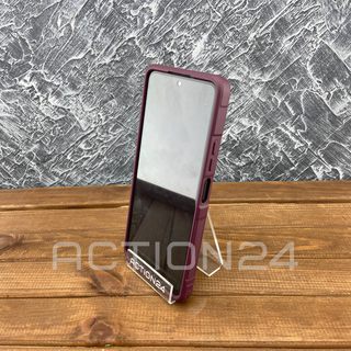 Чехол на Xiaomi Redmi Note 10 Pro Flexible Case (бордовый) #5