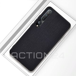 Чехол текстильный Xiaomi Mi 10 (черный)  #1