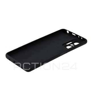 Чехол на Xiaomi Redmi Note 10 Pro силиконовый (черный) #2