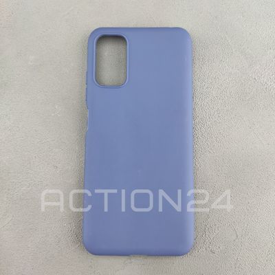 Чехол на Xiaomi Poco M3 силиконовый (темно-синий)