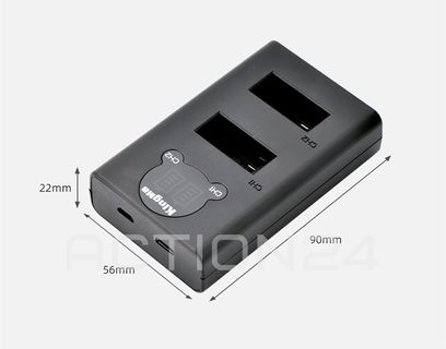 Зарядное устройство на 2 аккумулятора Kingma для GoPro Max #4