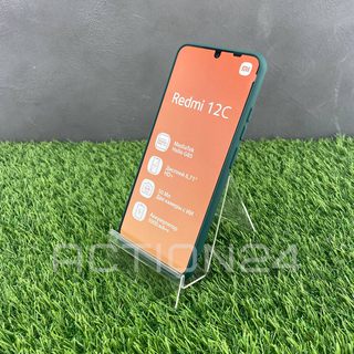 Чехол на Xiaomi Redmi 12C (зеленый) Silicone Case  #3