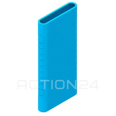 Силиконовый чехол для Xiaomi Power Bank 3 / 2S 10000 (цвет: голубой)