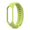 Силиконовый ремешок однотонный MiJobs для Xiaomi Mi Band 4 / 3 (салатовый) #2