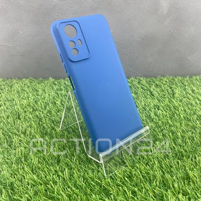 Чехол на Xiaomi Redmi Note 12S Silicone Case (синий)